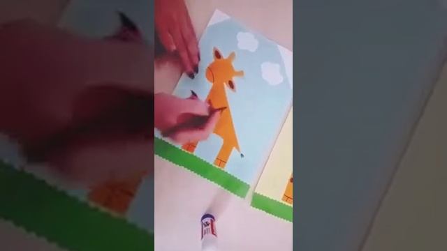 Аппликация "Жираф" смотреть онлайн