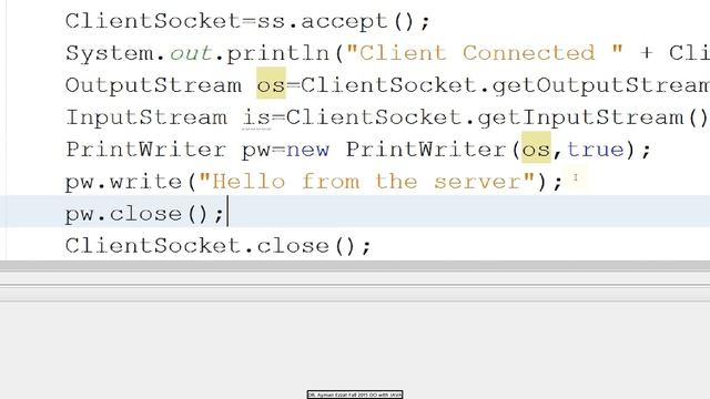 Introduction to Object Oriented Programming with Java Ch 9 Network смотреть онлайн