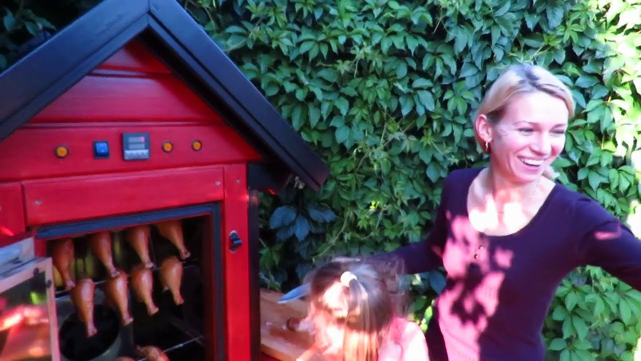 Коптим окорочок при 120 градусах с дымом и паром смотреть онлайн