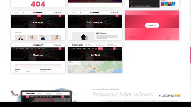 Newspoint - Blogging WordPress Theme 15 clean Website Builder смотреть онлайн