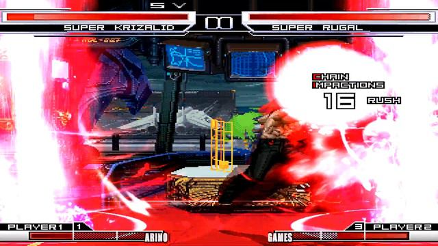 SUPER RUGAL VS SUPER KRIZALID! INSANE FIGHT! KOF ARINO GAMES! смотреть онлайн