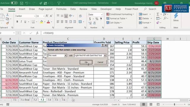 Cell Styles & Conditional Formatting in excel(Cell value,Date value,Data bars,Color scale,Icon set) смотреть онлайн