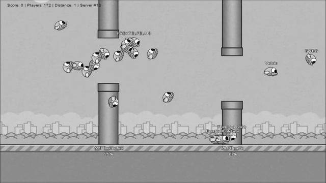 Flappy Bird Multiplayer смотреть онлайн