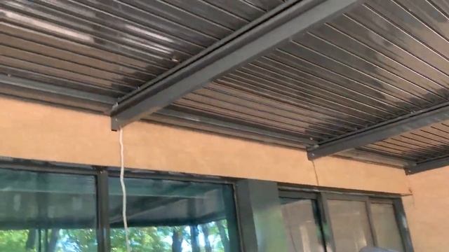 Биоклиматическая система с моторизованными перголами | ABRM Project