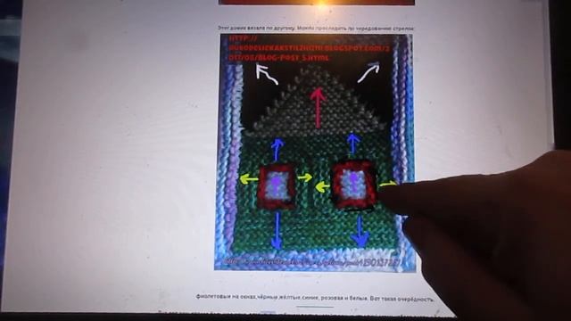 Вязаный квилт. ДОМИКИ. смотреть онлайн