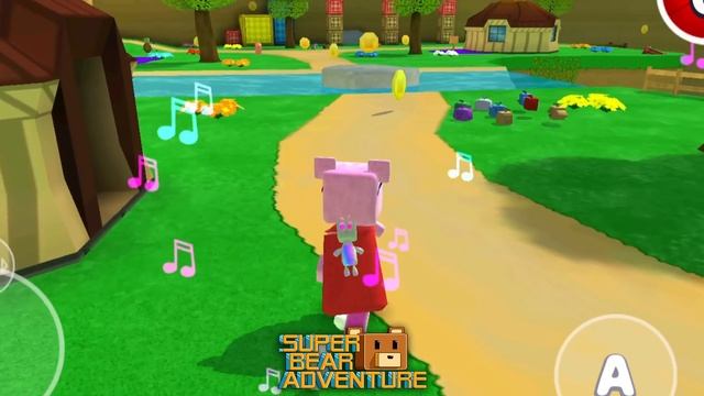 New Roblox Turtle Golem Boss vs Super Bear Adventure - Gameplay Funny Moments смотреть онлайн