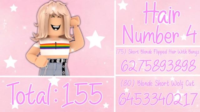 10 CUTE + AESTHETIC BLONDE ROBLOX GIRL HAIR COMBOS | (WITH LINKS + CODES) | Under 200 Robux смотреть онлайн