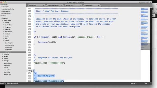 How to include a custom function or macro in Laravel смотреть онлайн