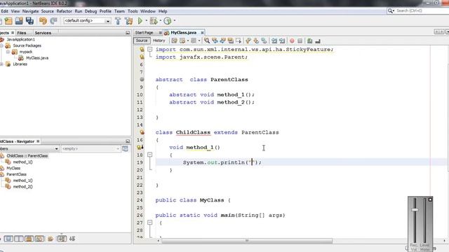 Core Java - 27 - Abstract Classes & Methods. смотреть онлайн