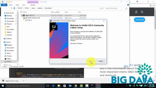 How to install Java : How to install IntelliJ : How to create Hello World program in Java смотреть онлайн