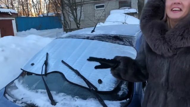 Как избежать замерзания стекла автомобиля зимой ➤крутой лайфхак смотреть онлайн