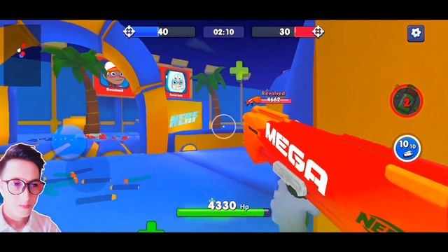 NERF: Super blast- Part 20 using lev 3 twinshock (android, iOS) gameplay walkthrough #HandsomeGamin смотреть онлайн