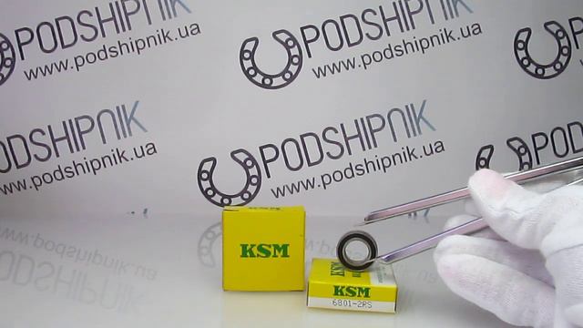 Шариковый подшипник KSM 6801 2RS, 12*21*5 смотреть онлайн