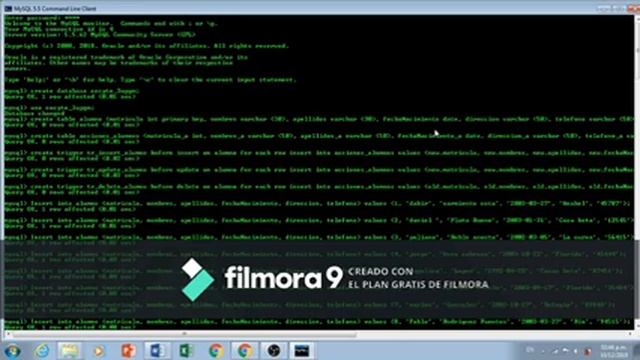 mysql ejemplos de joins y triggers смотреть онлайн