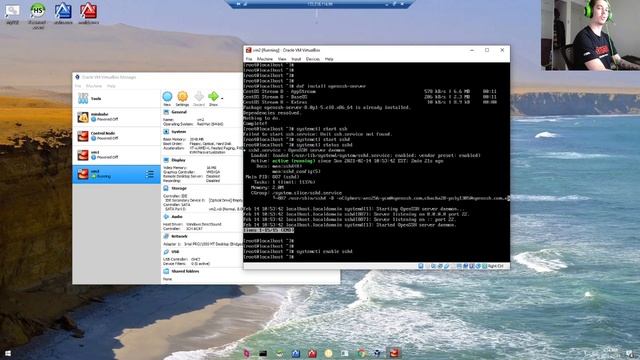 How to PUTTy into CentOS using Virtual Box смотреть онлайн