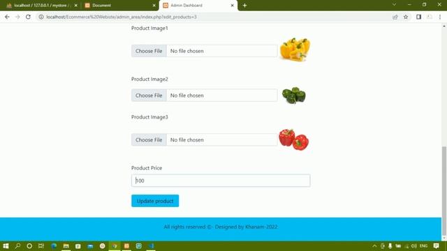 E-commerce website using PHP and MySQL || Admin-Fetching form data || Part -66 смотреть онлайн