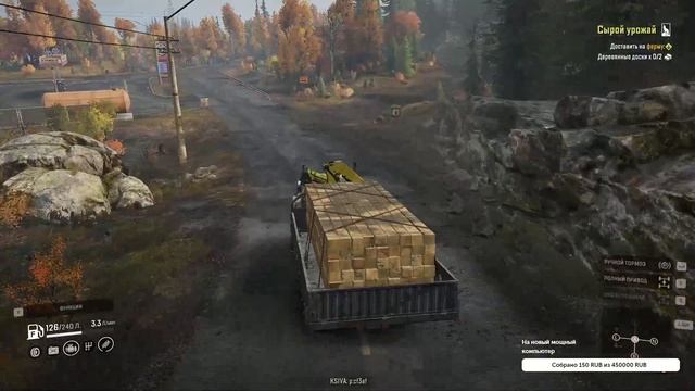 SnowRunner Прохождение. Амур - Хард режим SnowRunner. #3