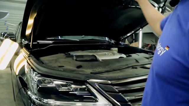 Удаление вмятин без покраски Luxus LX570 PDR-Technology смотреть онлайн