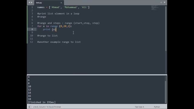 Practical Python | 6- Lists (ForLoops & Range) смотреть онлайн