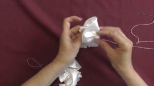 Делаем огромную розу на платье