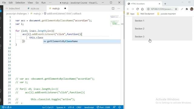 How to Build an accordion with HTML, CSS & JS In Hindi / Urdu смотреть онлайн