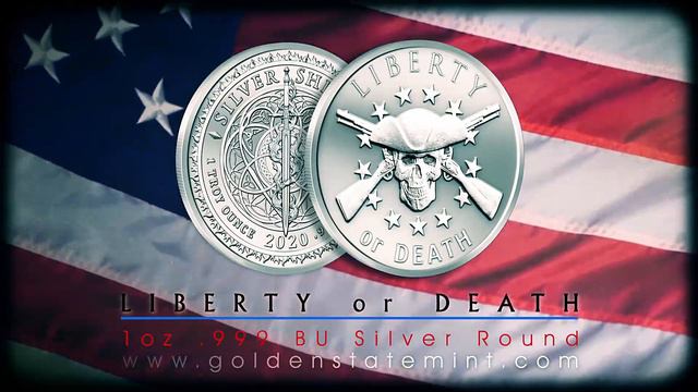 1 oz Liberty or Death BU Silver Round смотреть онлайн