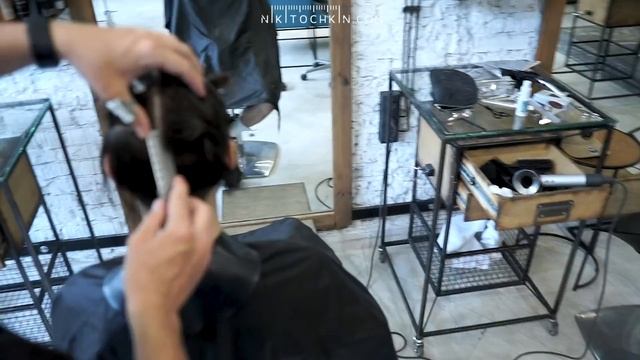 MUSHROOM HAIRCUT / BOWL CUT TUTORIAL - NIKITOCHKIN смотреть онлайн