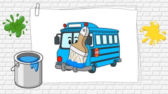 Робокар Поли - Раскраска - Мультик с машинками - Учим цвета - Часть 4. Robocar Poli - Learn Colors смотреть онлайн