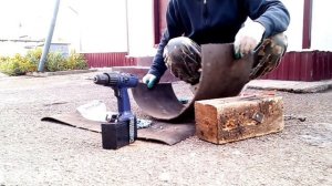 Противобуксовочные ленты или Сэнд траки своими руками за 240руб. часть1