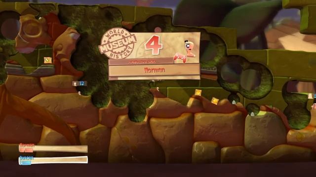 Worms Battlegrounds 2 player local versus смотреть онлайн