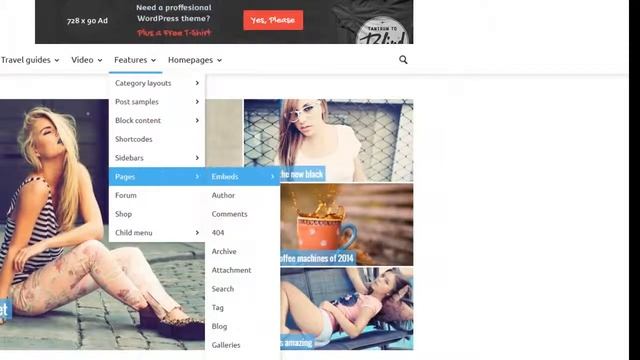 Preview of Newspaper WordPress Theme смотреть онлайн