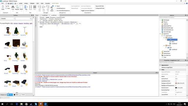 Roblox Game Creation - 11 - Character Creation via GUI смотреть онлайн