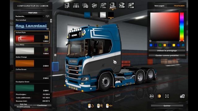 Euro Truck Simulator 2 | Scania R 2016 Tuning mods+Remoleds+Skin смотреть онлайн