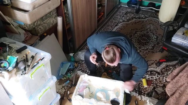 Фен-шуй будущего. Задуваю органайзер под электро инструмент. ч.2 смотреть онлайн