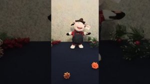Год быка игрушка.Поющая и танцующая игрушка бык "Ковбой", ходит поет символ года 2021 280-875