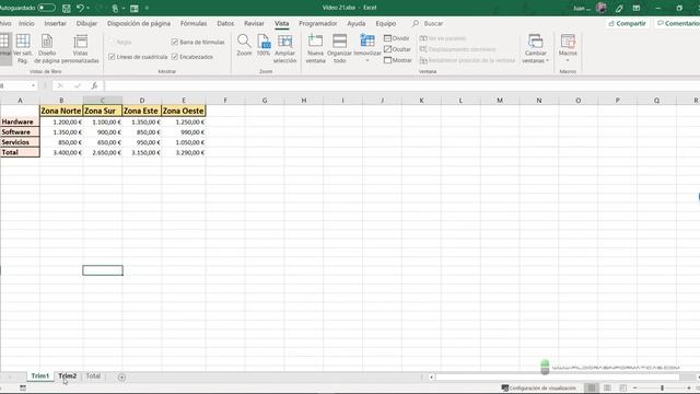 Curso Excel 2019. Trabajo con hojas y libros I . Vídeo 21 смотреть онлайн