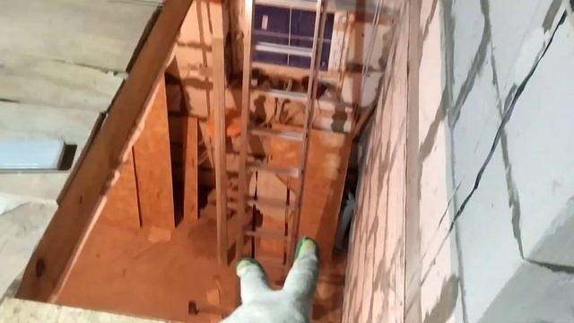 перекрытие 2 этажа,платформа под лестницу! смотреть онлайн