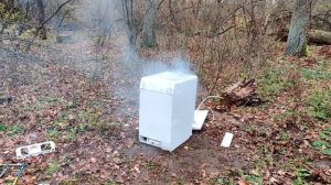 ✅?БОЛЬШИЕ ПЕТАРДЫ vs СТИРАЛЬНАЯ МАШИНА? ВЗОРВАЛ БАБУШКИНУ СТИРАЛКУ ОГРОМНЫМИ ПЕТАРДАМИ И САЛЮТАМИ??