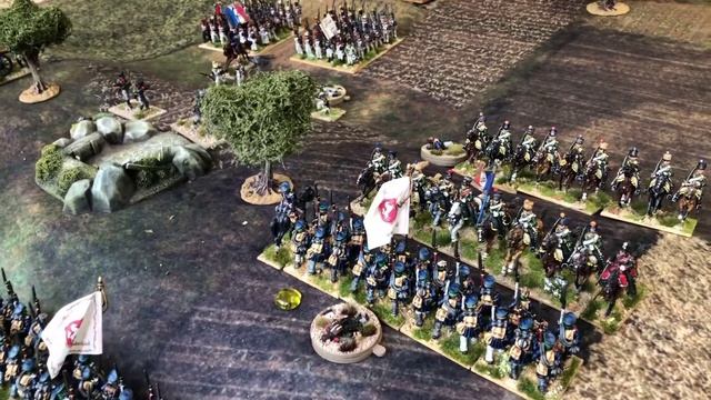 Napoleonic Wargame - Battle Report Germany 1813, Prussia v French смотреть онлайн
