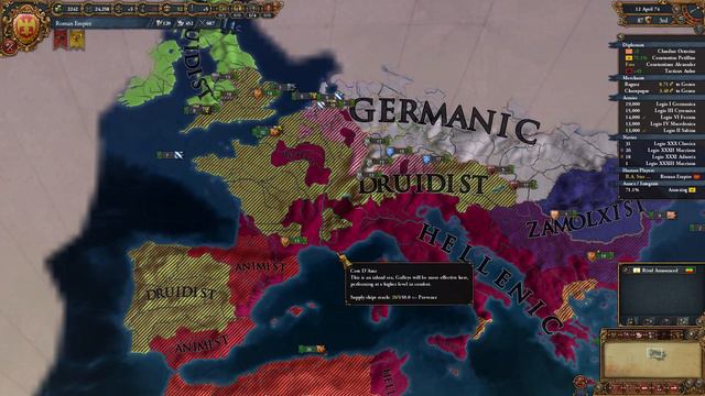 Europa Universalis 4 [Extended Timeline Mod] Roman Empire - Part 6 смотреть онлайн