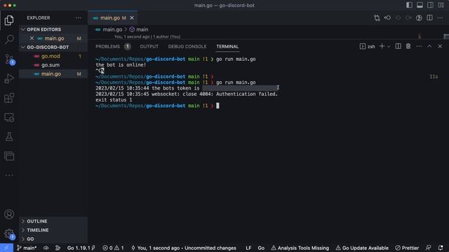 Learn how to use .env files in Go projects • #golang #coding #discord смотреть онлайн