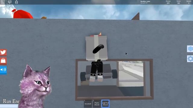 СОБРАЛА СНЕГ И ПИНГВИНОВ в роблокс Snow Shoveling Simulator roblox КОШКА ЛАНА - снежный барон смотреть онлайн