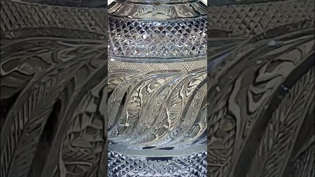 хрустальная ваза с маскаронами #императорский стекольный завод #1830-е смотреть онлайн