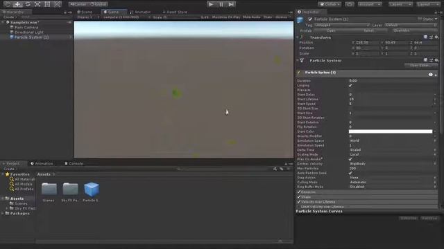 Unity 2018.3.0f2 Particle System Not Emitting Bug смотреть онлайн