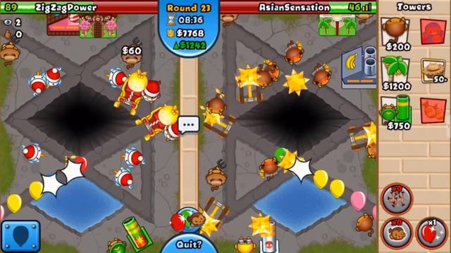 Facing ZigZagPower in a Bloons Tourney! смотреть онлайн