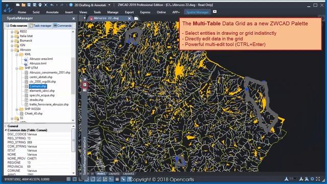 New Data Grid (ZWCAD) - Spatial Manager Blog смотреть онлайн