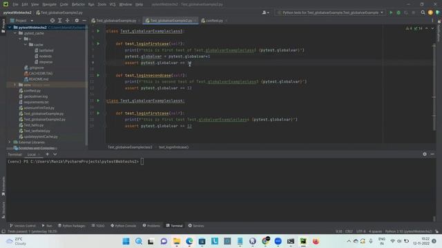 Pytest: How to share global variable between different tests in Pytest смотреть онлайн