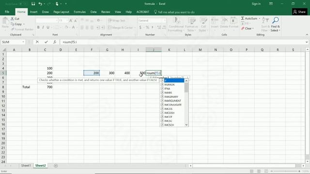 SUM & AVG Functions (Excel 2016 - Tutorial #33) смотреть онлайн