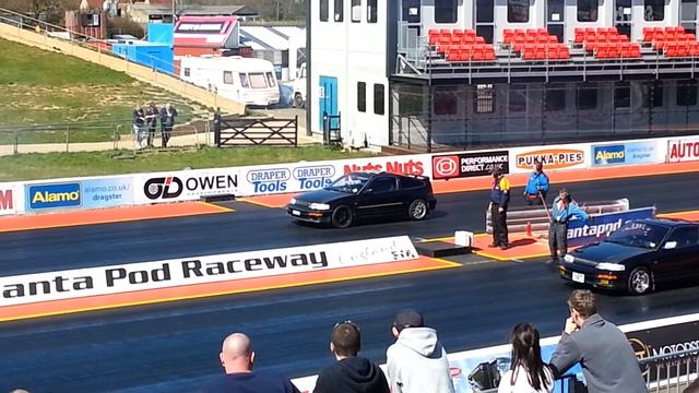 CR-X SiR Turbo 12sec1/4 12.8 @ 112mph смотреть онлайн