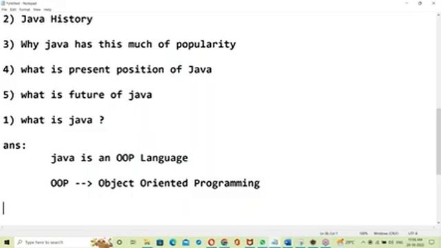 CORE JAVA tutorials || Demo - 2 || by Mr. Nageswar Rao On 20-10-2022 @11:30AM IST смотреть онлайн